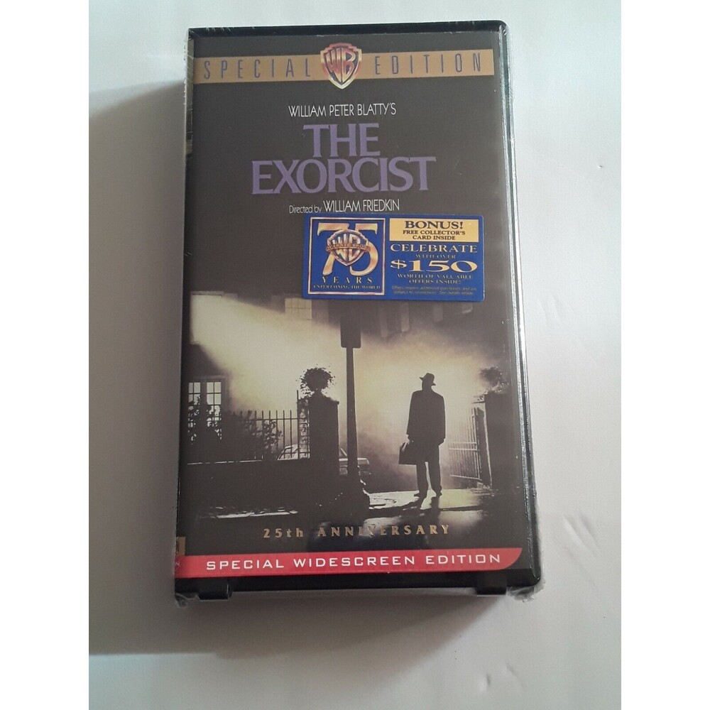 The Exorcist VHS  1998 Widescreen 25th Anniversary Edition Clamshell Horror Tape
